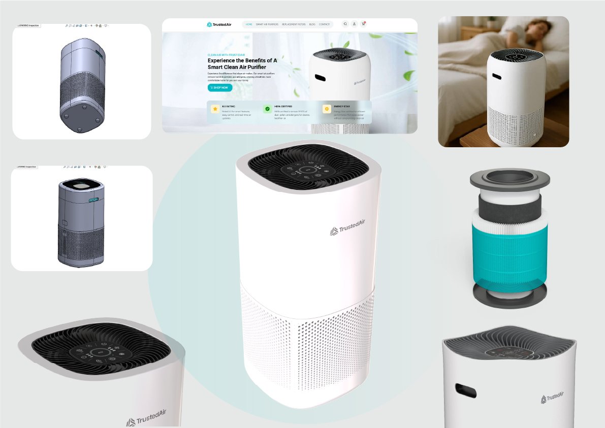 TrustedAir TruFlow product design case study hero image