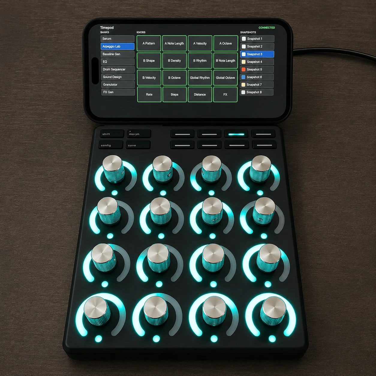 Modern MIDI Timepod product view